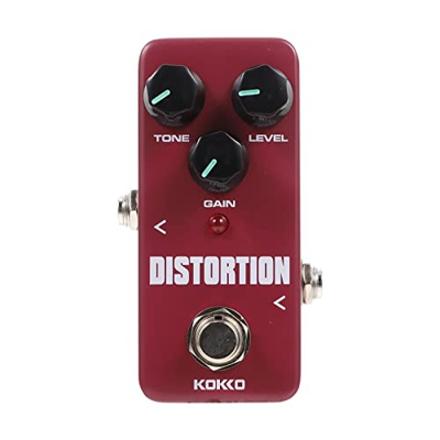 MILISTEN 1 Set Mini Distorstion Guitar Pedal Efectora de un Bloque Efectos de Guitarra eléctrica Pedal