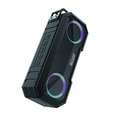 Altavoz Bluetooth Powerbank, Exterior inalámbrico, FM/TF IPX7 De Agua luz Led Altavoz, SCIJOY Envolvente 360 Hi-Fi, para El Hogar/Exterior, Ducha, Fie en oferta