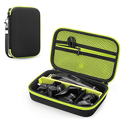 Funda para Braun Multi Grooming Kit All-In-One MGK3221, MGK7220, BT3240, BT7040, MGK5280 y plus Cortacésped de barba, funda protectora (verde)