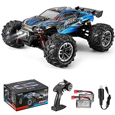 YONCHER YC100 Pro Coche Teledirigido 4x4 Profesional, 1:20 Offroad 4WD RC Coche con 30+ Kmh, 2.4GHz Crawler Camiones de Control Remoto Juguete con 2 B