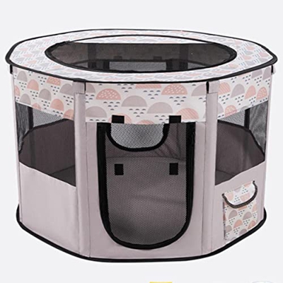 NIQIU Jaula antimosquitos para Gatos Casa portátil para Mascotas Espacio Grande Sala de Parto para Gatos Sala de Parto Plegable Tienda para Mascotas C