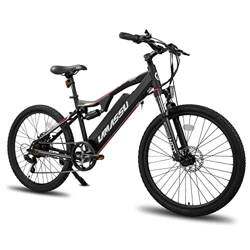 Bicicleta de montaña eléctrica de 26 pulgadas con cambio Shimano de 7 marchas, batería de 10,4 Ah, motor trasero de 250 W y set de iluminación. características
