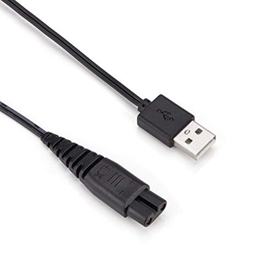 Aukru - Cable USB de Repuesto para cortapelos HATTEKER RFC-690