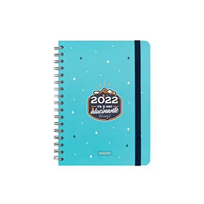 Mr. Wonderful Agenda clásica 2022 Semanal - 2022 va a ser alucinante, Multicolor, WOA11305ES