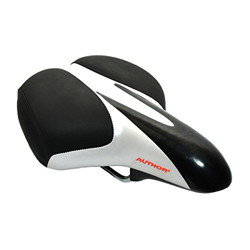 Author Bicycle Saddle ASD-Ergo Density Comfort Saddle Gel Twinbase Black Silver en oferta
