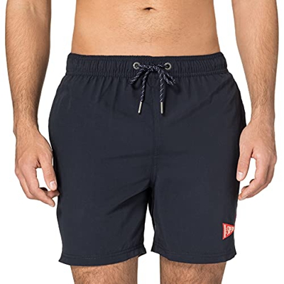 Superdry Campus Varsity Swim Short Bermudas, Azul Marino Oscuro, XL para Hombre
