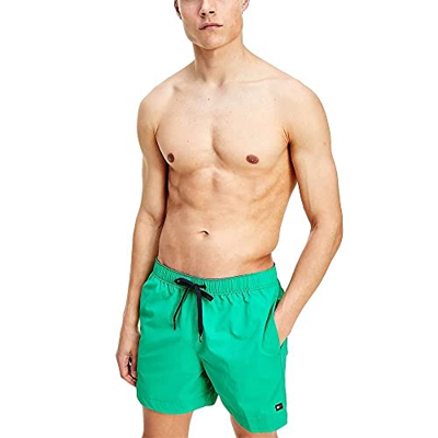 Tommy Hilfiger Medium Drawstring Baador, Primary Green, S para Hombre