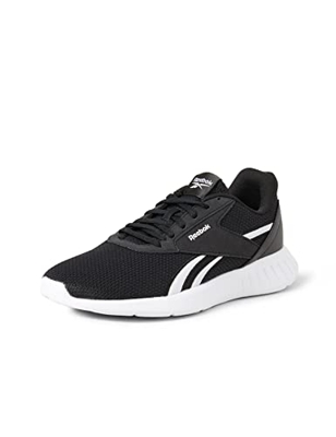 Reebok Lite 2.0, Zapatillas de Running Hombre, Negro/Blanco/Negro, 43 EU
