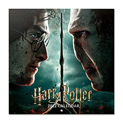 Calendario Harry Potter 2022 - Calendario 2022 pared - Calendario pared │ Calendario 2022 - Calendario mensual - Harry Potter regalos - Producto con l