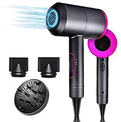 Jooayou Secador de pelo profesional 2000W Secado rápido de iones negativos Secador de pelo con temperatura de soplado con difusor Secador de pelo con  características