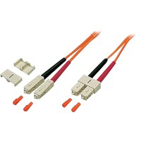 LW-830SC cable de fibra optica 30 m SC OM2 Naranja