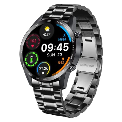 Smartwatch, Reloj Inteligente Hombre, Impermeable IP67 Reloj Deportivo con Llamada, Pulsómetro, Monitor de Sueño y 8 Modos de Ejercicio, Smartwatch Ho