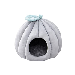 wsy Pet Litter, Half Package Dog Kennel Cat Litter, Winter Pumpkin Nest Cat House, Cute Cat House, Removable and Washable Large Space-M||A en oferta