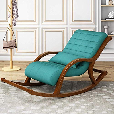 Mecedora informal para balcón, sillón de madera maciza, sillón, sillón para sala de estar, sillón, silla de ingeniería para máquinas humanas, adecuado