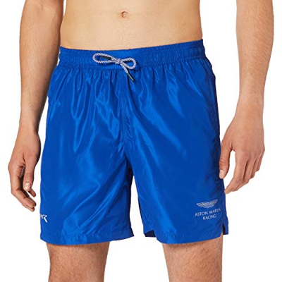 Hackett London Amr Sheen Volley Bañador, 5dzcobalto, S para Hombre