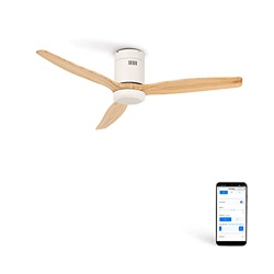 CREATE IKOHS WINDCALM DC STYLANCE - Ventilador de Techo Wifi, con Mando a Distancia, 3 Aspas, Potencia de 40W, Ultrasilencioso, 132 cm de Diametro, 6  en oferta