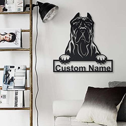SOULSIS Cartel de de Madera Personalizado Presa Canario Dog | Cartel de de Madera Personalizado Presa Canario Dog | Animal Divertido | Regalo del día  en oferta