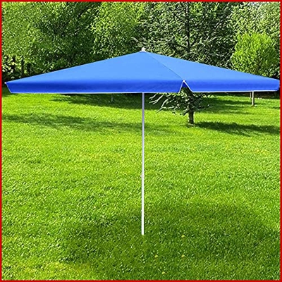 XMcKJ Sombrillas Sunbrella, 2.4m Cuadrado, 4-Costilla, Paraguas de jardín Ajustable en Altura, Paraguas de Playa, protección UV/Lluvia, balcón, terraz