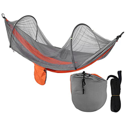 Headerbs Hamaca para Acampar, Hamaca de Viaje, Hamaca Colgante Abierta de Velocidad Automática con Mosquitera, Capacidad de Carga 661LB, para Caminata características