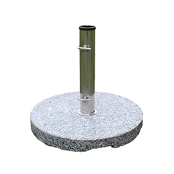 Base de sombrilla de Patio Resistente, Soporte de Base de sombrilla de Granito para Exteriores, Soporte de Poste de sombrilla de Mercado Redondo (Colo en oferta