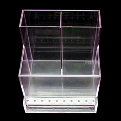 HANBOLI Soporte para Brocas para uñas, Caja de Almacenamiento con 10 Orificios Pantalla para limas de Brocas para uñas Soporte Transparente Accesorio  en oferta