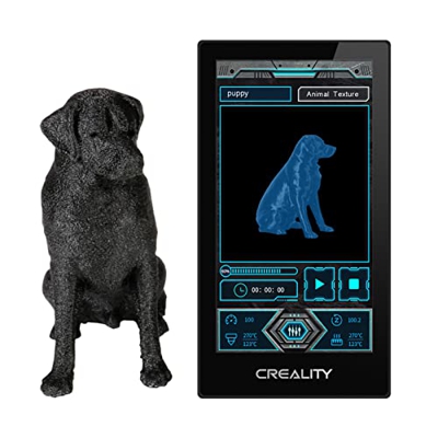 Creality 3D Pad Impresora 3D Pantalla de visualización HD Actualización Efecto de textura animal Control táctil Pantalla LCD de 5 pulgadas para Ender3