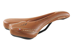 Selle Montegrappa Sillín de bicicleta Liberty XXL, fabricado en Italia, color marrón claro características
