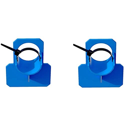Mogzank Soporte de Tubo de Piscina de 30-38 Mm ABS Sobre el Suelo Soporte para Tubos de Piscina con Piezas de SujecióN de Cables