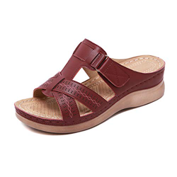 Sandalias de mujer sandalias antideslizantes ortopédicas vintage para señoras niña más tamaño verano sandalias, color, talla 37 EU en oferta