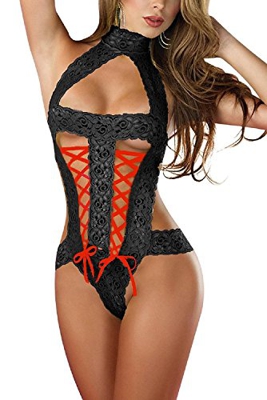 Shangrui Mujeres de la Serie Uniforme Lacy siamés al Estilo de la Ropa Interior