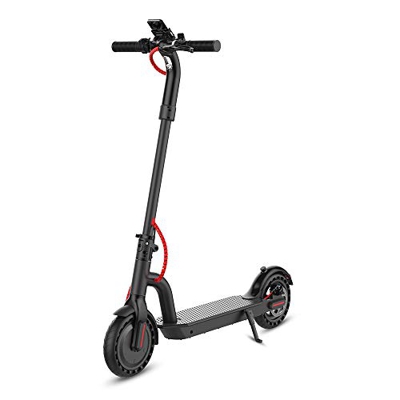 HYPER GOGO Patinete Eléctrico, Scooter electrico Adulto y niño,Velocidad de hasta 25km/h con Sistema de Doble frenado para para Viajar y Trabajar