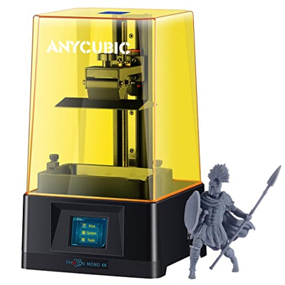 ANYCUBIC Photon Mono 4K, LCD Impresora 3D de Resina 4K, Pantalla LCD Monocromática de 6,23'' con Resolución 4K HD para una Impresión Rápida y de Gran 
