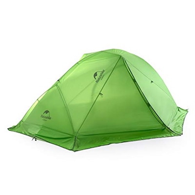 Naturehike Star-River Tienda de Campaña Ultraligera de Doble Capa para 2 Personas Mochilero Tienda de Campaña de Senderismo Impermeable (20D Verde con