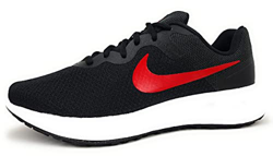 Nike Revolution 6, Road Running Shoe Hombre, Black/University Red-Anthracite, 43 EU en oferta