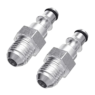 XINGFUQY Adaptador de la Manguera de la asador de la asador de la presión de la conexión rápida 2X Compatible con Lover VAX, M14 Convex INSERTICIÓN RÁ