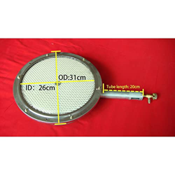 práctico 1pc quemador infrarrojo for barbacoa parrilla de vapor de vapor asador cocina bbq cocina infrarrojo al aire libre quemador de la placa de rec en oferta