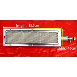 práctico 1pc quemador infrarrojo for barbacoa parrilla de vapor de vapor asador cocina bbq cocina infrarrojo al aire libre quemador de la placa de rec en oferta