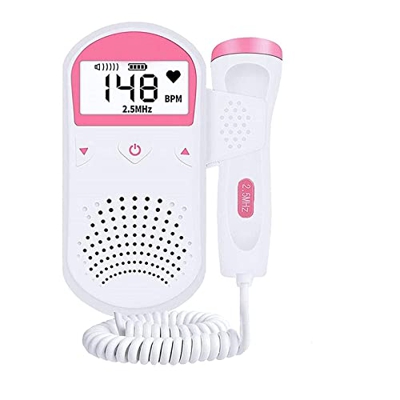 MTDPWY Doppler - Monitor De Latidos Cardíacos para Bebés Portátil para El Embarazo Monitor De Latidos Cardíacos Fetales Doppler para El Embarazo