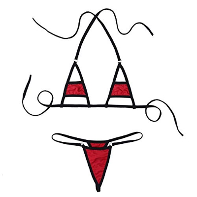 iiniim 2pcs Micro Bikini Mujer Push Up Braga Alta Sexy Mini Bikinis Brasileños Bañador Traje de Baño Bikini Conjunto de Lencería Braguitas G-string Ro