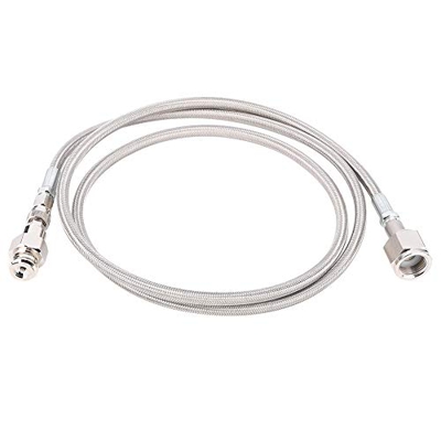 TETI Manguera de Alta presión de CO2 Manguera de Alta presión de 1,8 m CO2 para SodaStream a Kit de Adaptador Directo de Tanque W21.8-14 Externo