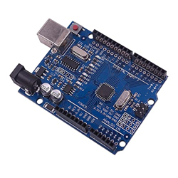 QTJUST ATmega328P CH340 CH340G Controlador Adecuado para -Arduino R3 Placa de Desarrollo Módulo de Escudo de Aprendizaje Caja Multifuncional de Impres en oferta