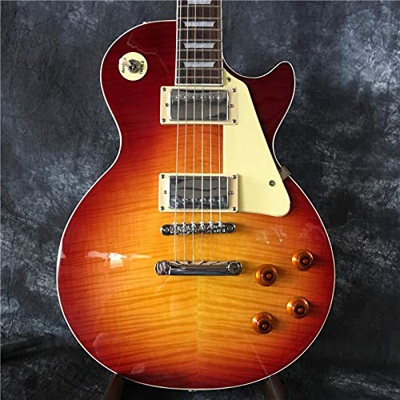 Baimelong Guitarra Eléctrica De La Guitarra Eléctrica De 6 Cuerdas De La Cuerda De La Guitarra De La Llama De La Llama Acústica Acústica De Acero Acús