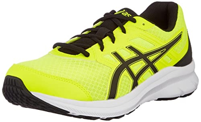 ASICS Jolt 3, Zapatillas de Correr por Carretera. Hombre, Seguridad Amarilla y Negra, 43.5 EU