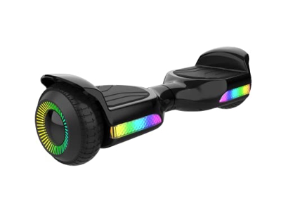 GYROOR Hoverboard Led 6.5 Patinete eléctico, Auto Equilibrio con Auto balanceo, Velocidad de 12km/h, Batería de 4km, Movimiento Haciendo rotar en 360 