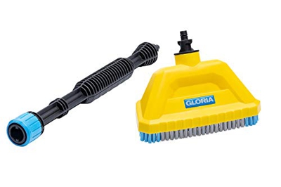Gloria Accesorios para Todos los Productos Multijet, para la Limpieza de Superficies, Cepillo para Suelo de Nailon a Batería, Incluye Lanza de Extensi