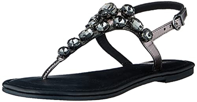 Tamaris 1-1-28165-36, Sandalia Mujer, Gris Peltre, 38 EU