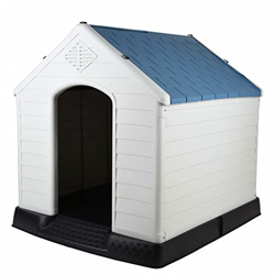 Suinga CASETA Perro Resina Grande 105x97x99 cm. Garantiza una solida protección y Resistencia a Todo Tipo de climatologías. Suelo Alto para aislar de  en oferta