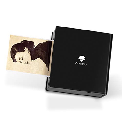 Phomemo M02 Mini Impresora Portátil Impresora Térmica de Fotos Impresora Inalámbrica Bluetooth Compatible con iOS y Android, para Imprimir Documentos,