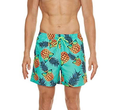 TRABIG Bañador Hombre Shorts de Baño Bañadores Hombre Cortos Bañadores Piscina Multicolor de Secado Rápido Impermeable con Forro de Malla Traje/Shorts