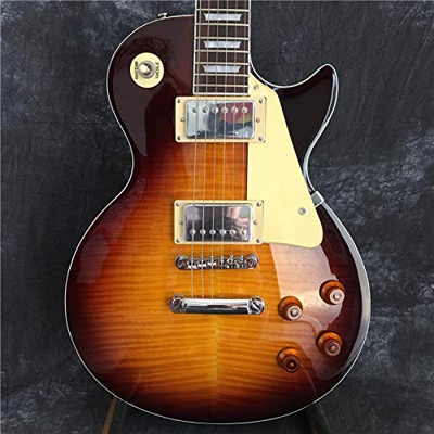 Baimelong Guitarra Eléctrica Estándar.Arce De Llama La Guitarra Guitarra Cadena Acero Acústico Cuerdas De Guitarra Acústica Guitarra eléctrica BAIMENG